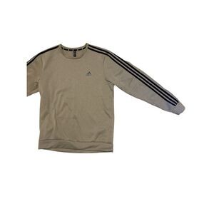 Adidas Men Sweater Small Olive Logo Primegreen Long Sleeve Crew Neck Men's Large